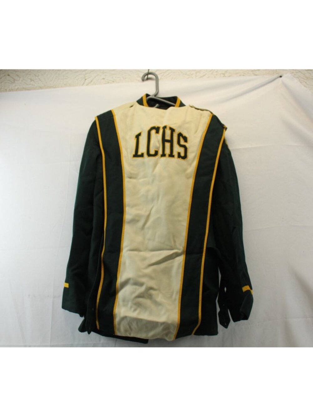 Vintage High School Marching Band Uniform 44 Jacket & 28 Pants Green